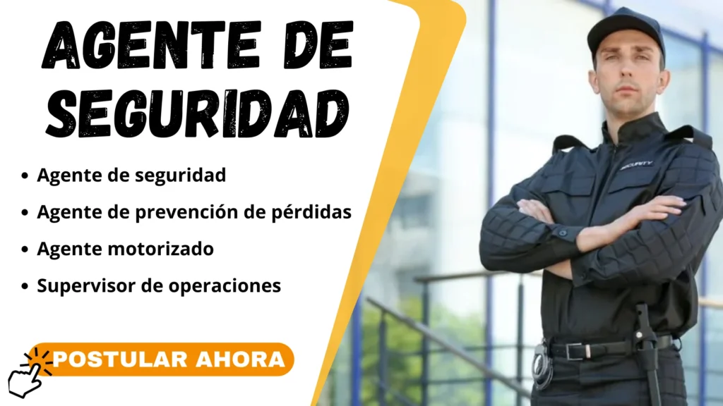 convocatoria de trabajo de seguridad